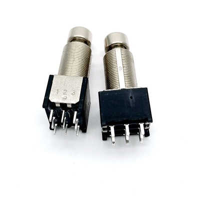 C.A. 6A 9 Pin Footswitch da guitarra 125V do pedal do pé do CE 17.1mm