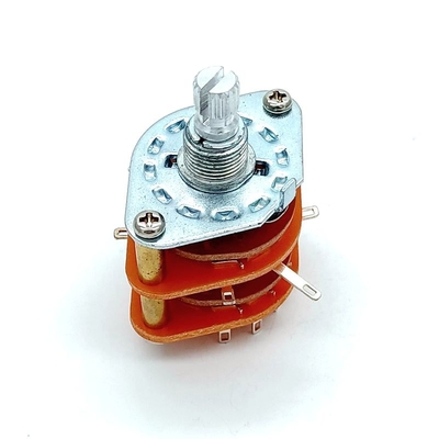 Diâmetro 29mm interruptor rotativo 0.3A de 12 posições