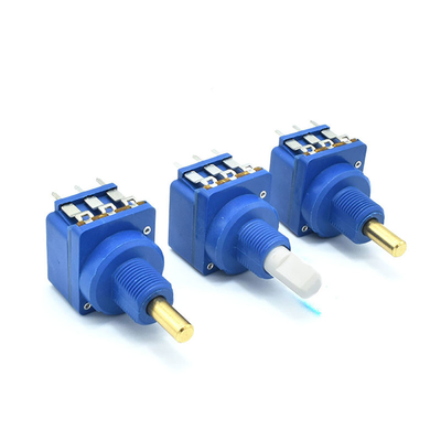 tipo potenciômetro do controle de volume 10A com interruptor 17mm do impulso