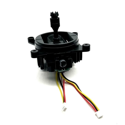 do manche plástico do eixo de 16mm potenciômetro giratório com fio e tomada
