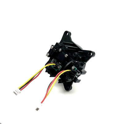 do manche plástico do eixo de 16mm potenciômetro giratório com fio e tomada