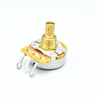 potenciômetro giratório da guitarra do eixo 15.5mm B500k do metal do estilo de 24mm CTS