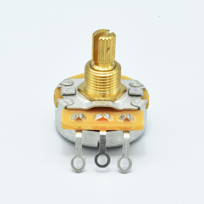 potenciômetro giratório da guitarra do eixo 15.5mm B500k do metal do estilo de 24mm CTS