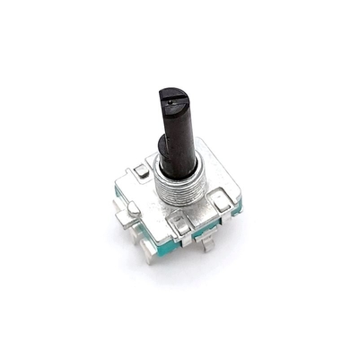 Codificador giratório duplo EC16 de 360 ​​graus de 16 mm com interruptor de LED