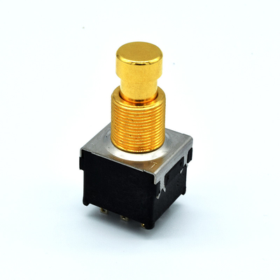 Interruptor do botão de Pin Effect Foot Switch Push do interruptor de pé 9 do pedal do efeito da guitarra de Of Soft Click 3PDT do fabricante