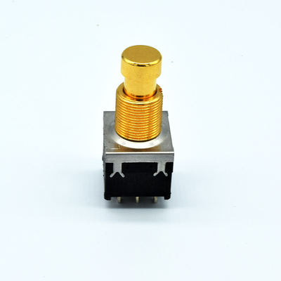 Interruptor do botão de Pin Effect Foot Switch Push do interruptor de pé 9 do pedal do efeito da guitarra de Of Soft Click 3PDT do fabricante