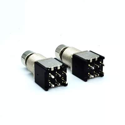 9 o Pin 3pdt Stomp o interruptor 500V para a guitarra elétrica