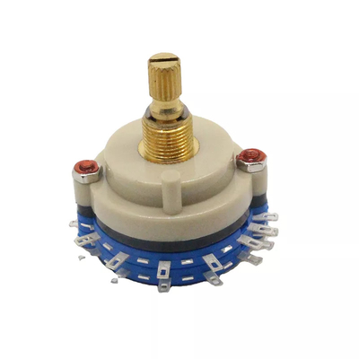 Posição contínua do interruptor rotativo 0.5A 4 Polo 2 do CE 0.8mm giratória