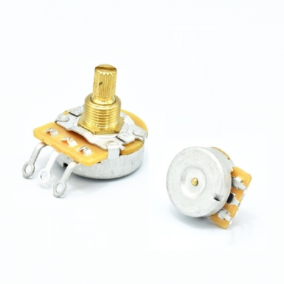 Potenciômetro branco dos potenciômetros 0.125w B100k da guitarra 10000ohm elétrica
