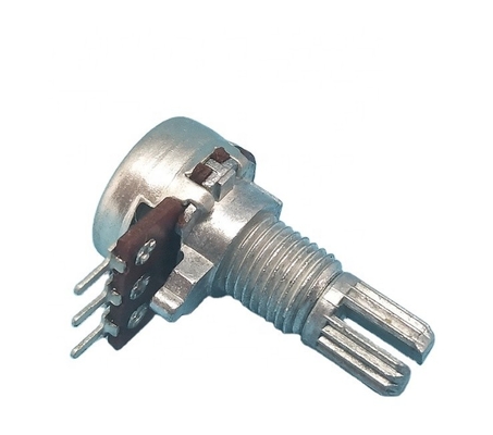 amplificador audio do potenciômetro do atarraxamento do Pin 500k do potenciômetro 3 de 12mm A10k