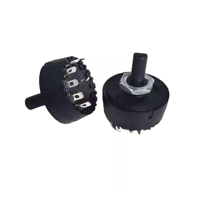 Fã contínuo do interruptor rotativo da maneira do interruptor rotativo 6A 1 Polo 12 do Juicer 29mm