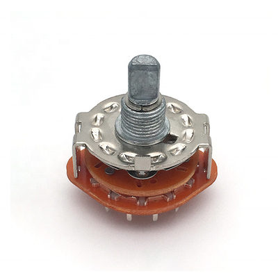 Multi oradores contínuos do interruptor rotativo do laço 2p4t Mini Rotary 500ohm