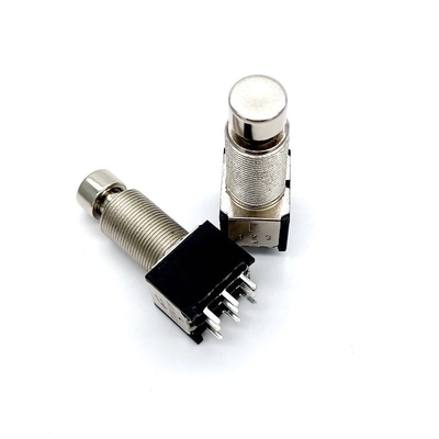 C.A. 6A 9 Pin Footswitch da guitarra 125V do pedal do pé do CE 17.1mm