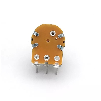 Potenciômetro 5k com interruptor 15mm Dual Gang Audio Taper