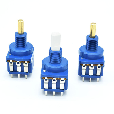 tipo potenciômetro do controle de volume 10A com interruptor 17mm do impulso