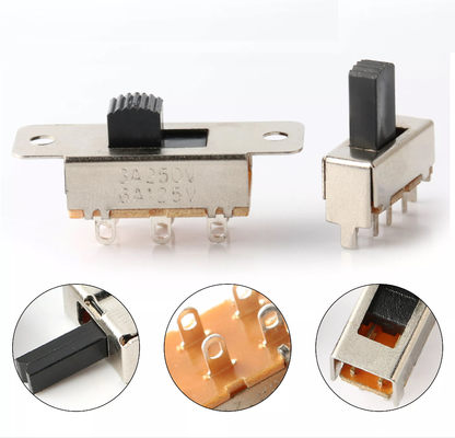 interruptor de corrediça elétrico do CE 2p3t do interruptor de corrediça 50V para o aparelho eletrodoméstico