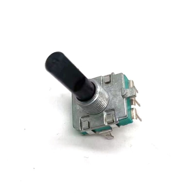 Eixo plástico giratório do botão DC250V do codificador do interruptor EC16 preto