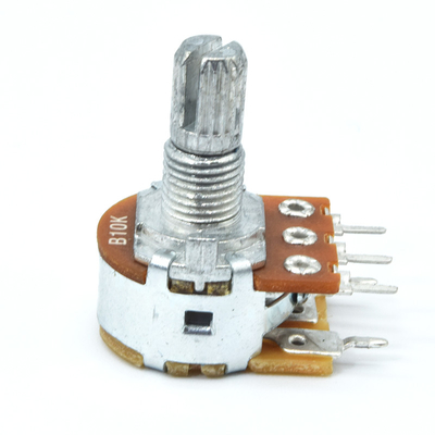 Potenciômetro 500k do interruptor rotativo da ranhura com o interruptor usado pelo Walkietalkie