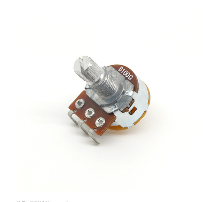 interruptor 0.5A rotativo contínuo duplo do potenciômetro de 25ohm B100k