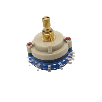 Chave rotativa contínua de alta precisão 100 ohm Chave rotativa multipolar