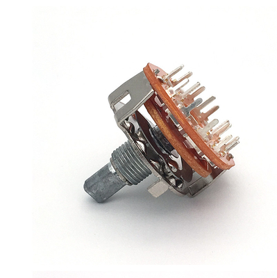 0.3A interruptor rotativo contínuo 20MM interruptor de seletor de 8 maneiras