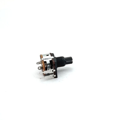 Potenciômetro preto do botão do volume de 5000ohm 6 Pin Volume Control 0.2W