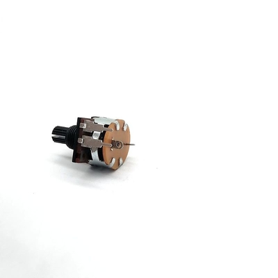 Potenciômetro preto do botão do volume de 5000ohm 6 Pin Volume Control 0.2W