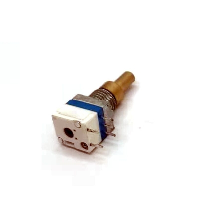 Botão de bronze 8mm do volume do potenciômetro do interruptor 250VAC rotativo para o orador