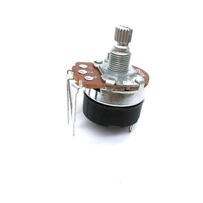 ajuste giratório do potenciômetro ROHS Bass Treble Pot Top Finger do interruptor de 24mm