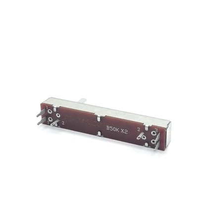 Potenciômetro deslizante B10k de deslocamento de 45 mm para console de som