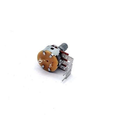 Potenciômetro do ampère da guitarra do redutor 16mm com interruptor de tecla 0.2W
