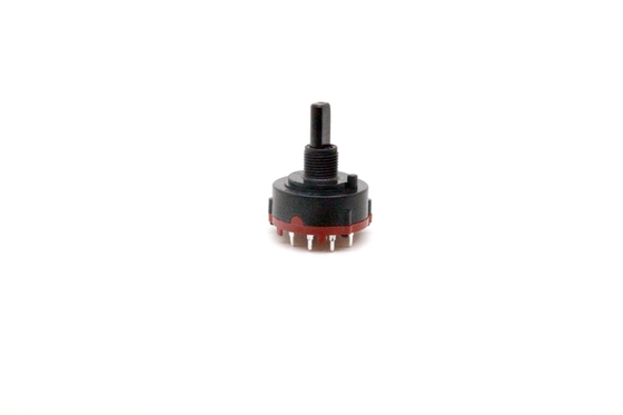 Controle de velocidade contínuo do fã do Pin 26mm do interruptor rotativo 12 do Pin 1P2T do PC