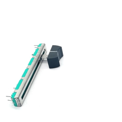 Alavanca de metal personalizado filme de carbono linear 60mm 10K potenciômetro deslizante linearusado para console de som fone de ouvido e microfone