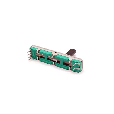 Fader 6 Pin Mixing Desk Fader Plastic da corrediça de 5k~2M 15mm