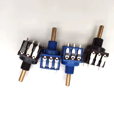 Potenciômetro 500k azul com interruptor 10A para escurecer a iluminação