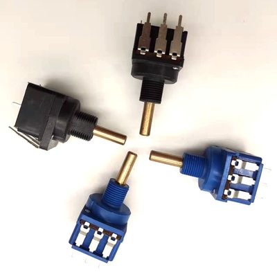 Potenciômetro 500k azul com interruptor 10A para escurecer a iluminação