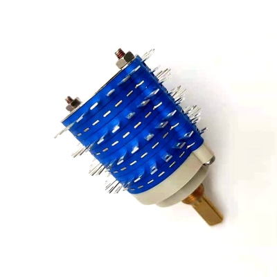 Multi seções 38mm 24 interruptores 500V rotativos contínuos giratórios da posição