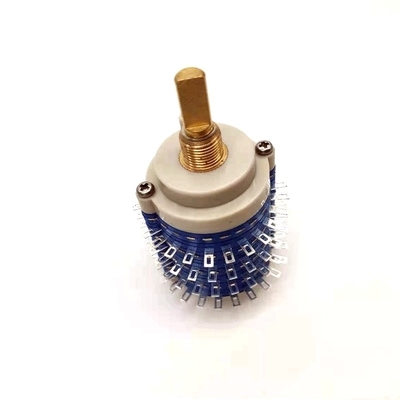 Multi seções 38mm 24 interruptores 500V rotativos contínuos giratórios da posição