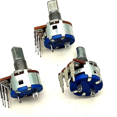 Potenciômetro A10k 3 Pin Speaker Soundbox do interruptor rotativo do diâmetro 16mm