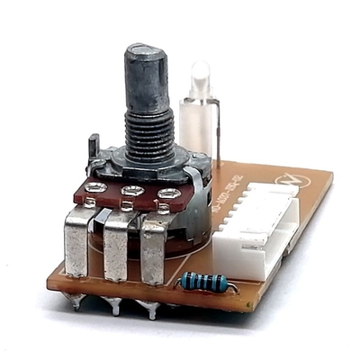 potenciômetro rotativo do interruptor rotativo da posição do interruptor 5000ohm único Polo 3 de 16mm