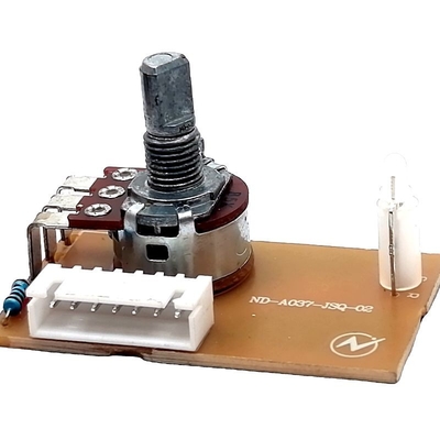 potenciômetro rotativo do interruptor rotativo da posição do interruptor 5000ohm único Polo 3 de 16mm