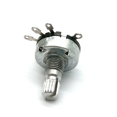 potenciômetro rotativo do interruptor rotativo do potenciômetro 50ohm único Polo do interruptor da posição 0.08W 12