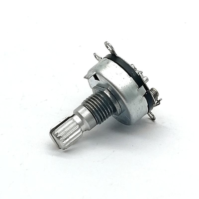 potenciômetro rotativo do interruptor rotativo do potenciômetro 50ohm único Polo do interruptor da posição 0.08W 12