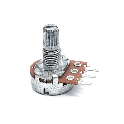 potenciômetro giratório da volta do potenciômetro 2ohm de 16mm único para o controle de volume