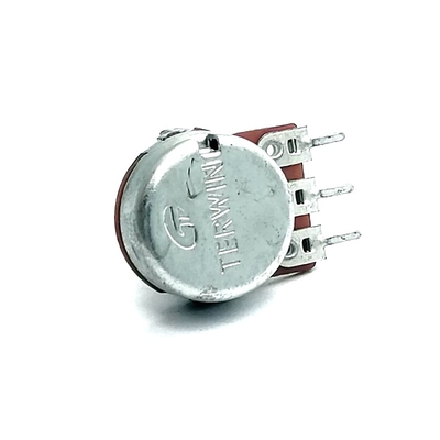 potenciômetro giratório da volta do potenciômetro 2ohm de 16mm único para o controle de volume