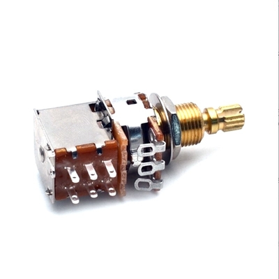 guitarra elétrica push pull do potenciômetro DPDT de 16mm para Bass Guitar elétrico