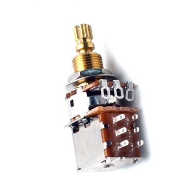guitarra elétrica push pull do potenciômetro DPDT de 16mm para Bass Guitar elétrico